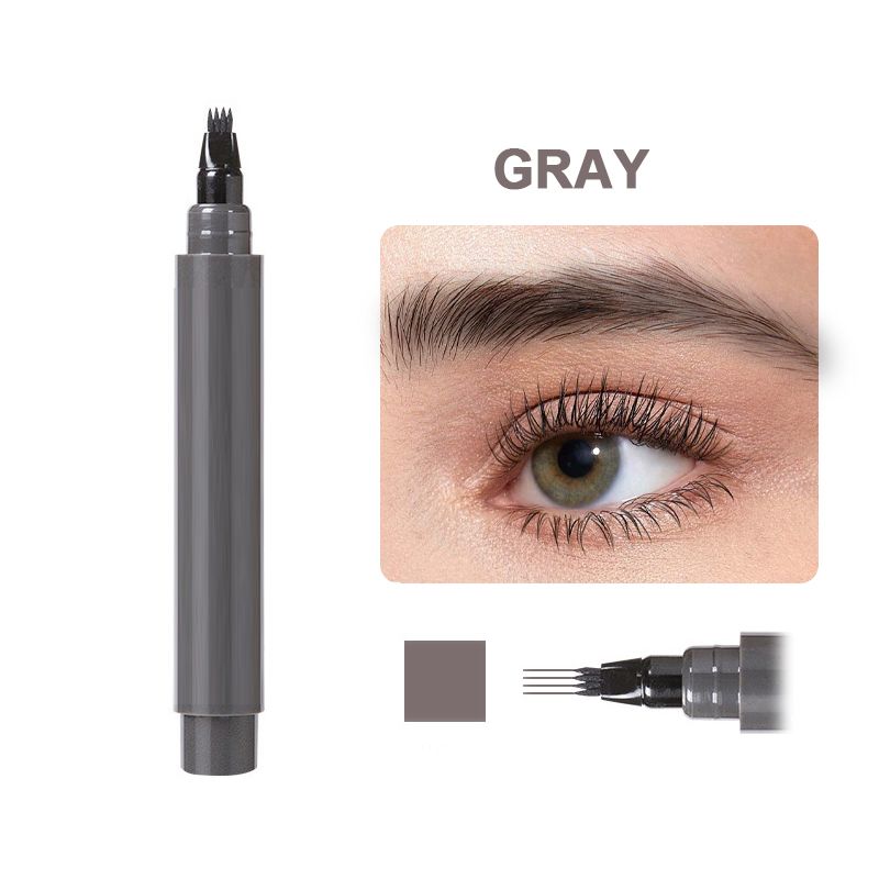 Stylo barbe et sourcils 4 en 1 waterproof - Longue durée et sans bavures