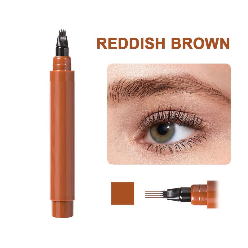 Stylo barbe et sourcils 4 en 1 waterproof - Longue durée et sans bavures