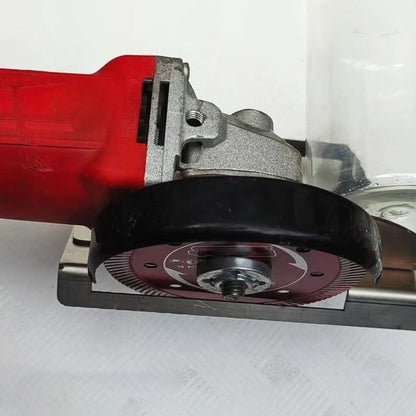 🔥Support pour meuleuse d'angle pour coupe de chanfreins à 45° sur carrelage
