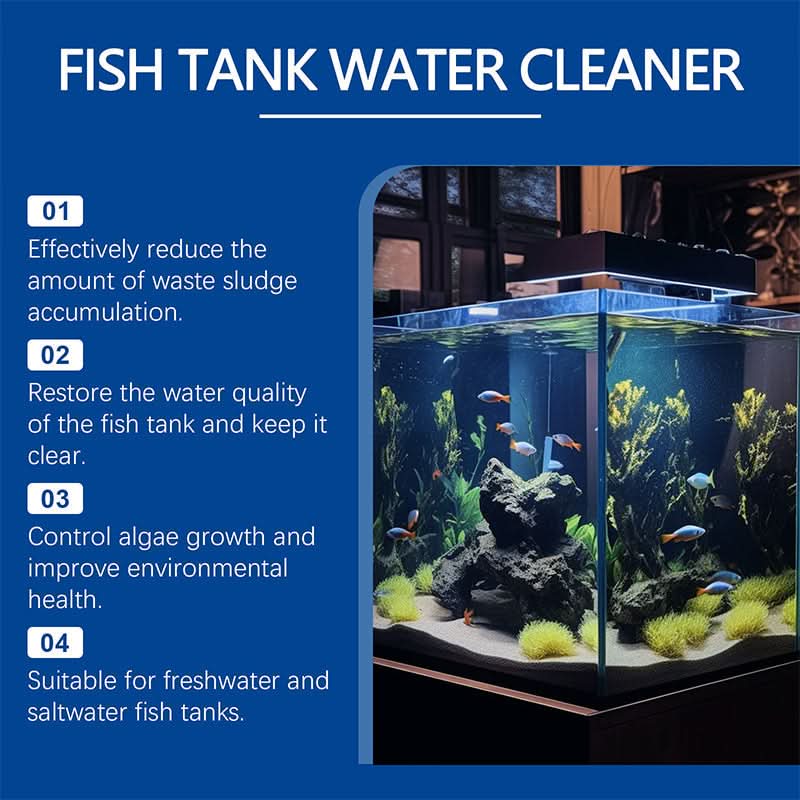 🔥2025 Vente à chaud 🔥Nettoyant Puissant pour l'Eau des Aquariums