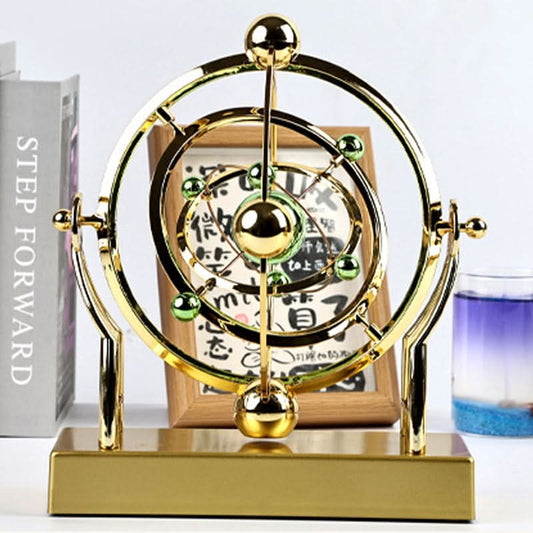 🔥Pendule à mouvement perpétuel en orbite céleste – Décoration rotative créative pour la maison