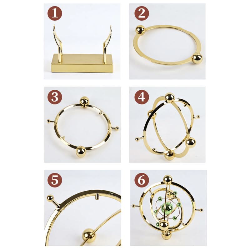 🔥Pendule à mouvement perpétuel en orbite céleste – Décoration rotative créative pour la maison