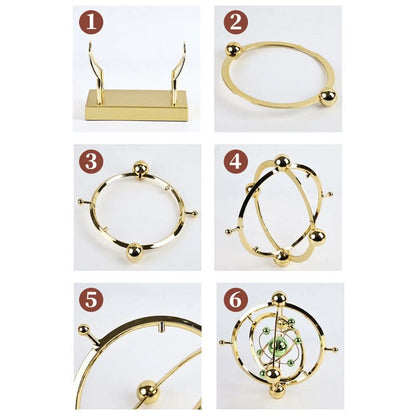 🔥Pendule à mouvement perpétuel en orbite céleste – Décoration rotative créative pour la maison