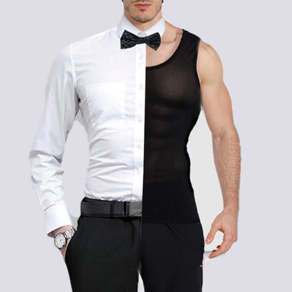 🔥 Nouvelle Tendance Brûlante ❤️‍🔥 Gilet Amincissant en Maille pour Hommes