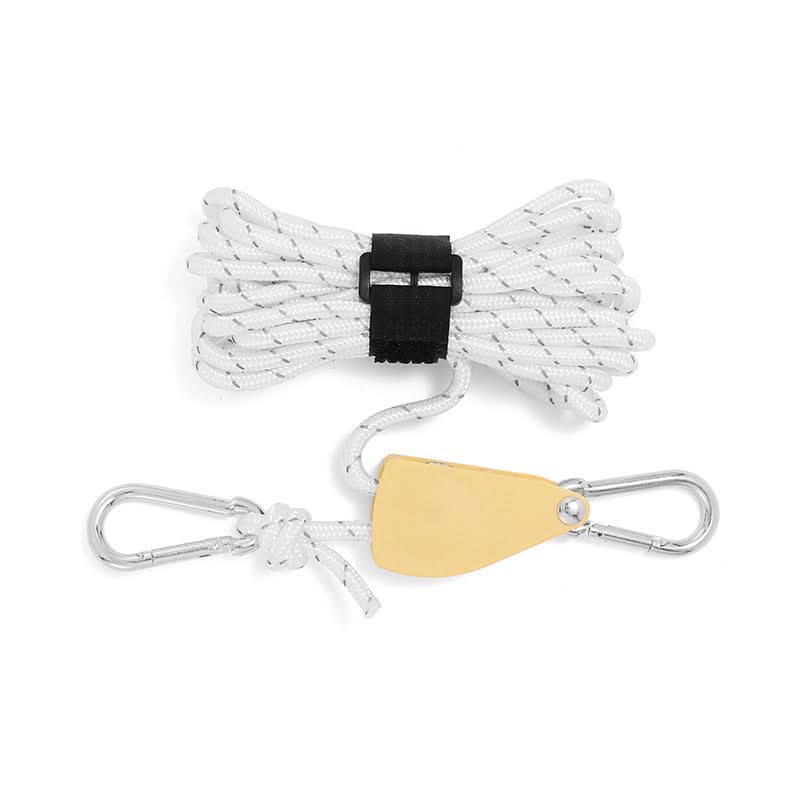 🔥55% DE RÉDUCTION🪢Tente fixe réglable portable - Corde de camping à poulie à dégagement rapide haute résistance🌳 (4 pièces/ensemble)