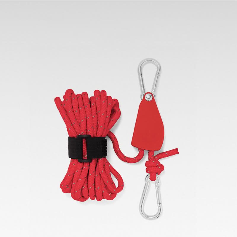 🔥55% DE RÉDUCTION🪢Tente fixe réglable portable - Corde de camping à poulie à dégagement rapide haute résistance🌳 (4 pièces/ensemble)