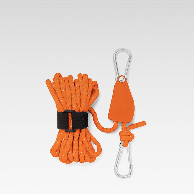 🔥55% DE RÉDUCTION🪢Tente fixe réglable portable - Corde de camping à poulie à dégagement rapide haute résistance🌳 (4 pièces/ensemble)