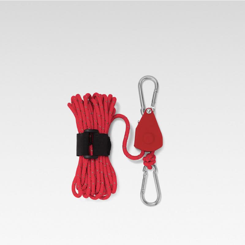 🔥55% DE RÉDUCTION🪢Tente fixe réglable portable - Corde de camping à poulie à dégagement rapide haute résistance🌳 (4 pièces/ensemble)