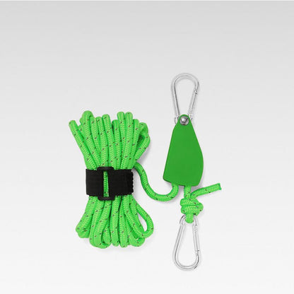 🔥55% DE RÉDUCTION🪢Tente fixe réglable portable - Corde de camping à poulie à dégagement rapide haute résistance🌳 (4 pièces/ensemble)