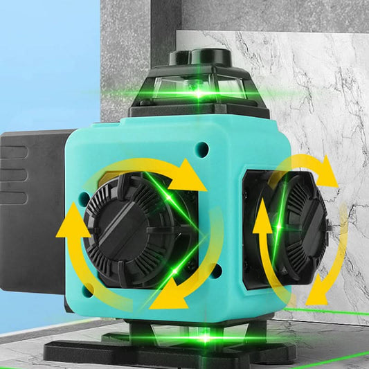 Niveau Laser Industriel à Mesure Haute Précision en Vert 🎯✨ - Idéal pour des Projets Professionnels!
