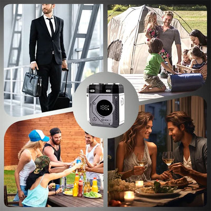 Rasoir portable à double lame lavable pour hommes