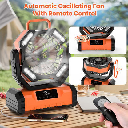 📢✨It's a little expensive but it works better✨Ventilateur Oscillant Portable avec Télécommande