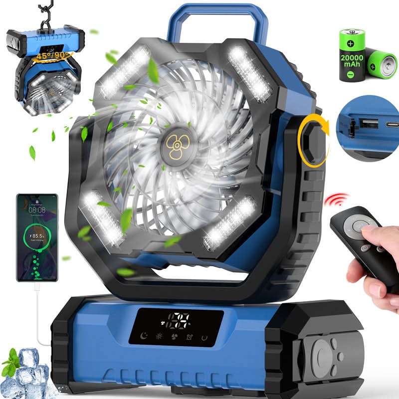 📢✨It's a little expensive but it works better✨Ventilateur Oscillant Portable avec Télécommande
