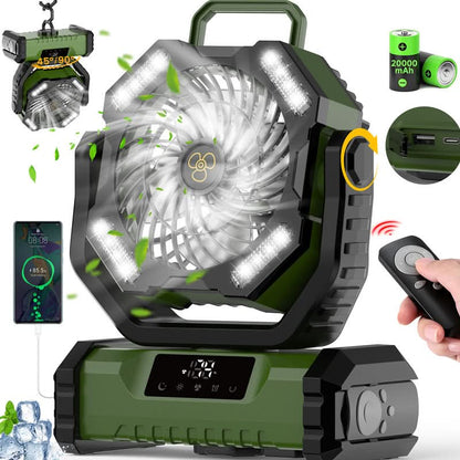 📢✨It's a little expensive but it works better✨Ventilateur Oscillant Portable avec Télécommande