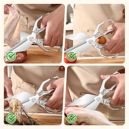 🔥Soldes exceptionnelles (💥50 % de réduction) 🔥Ciseaux de cuisine multifonctionnels et résistants