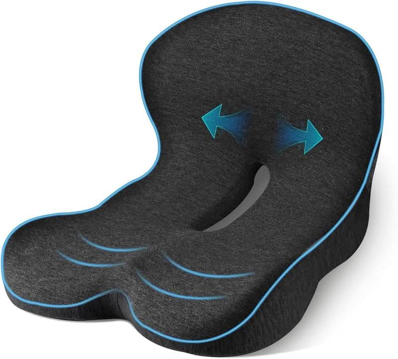 Coussin de siège en mousse à mémoire de forme antidérapant