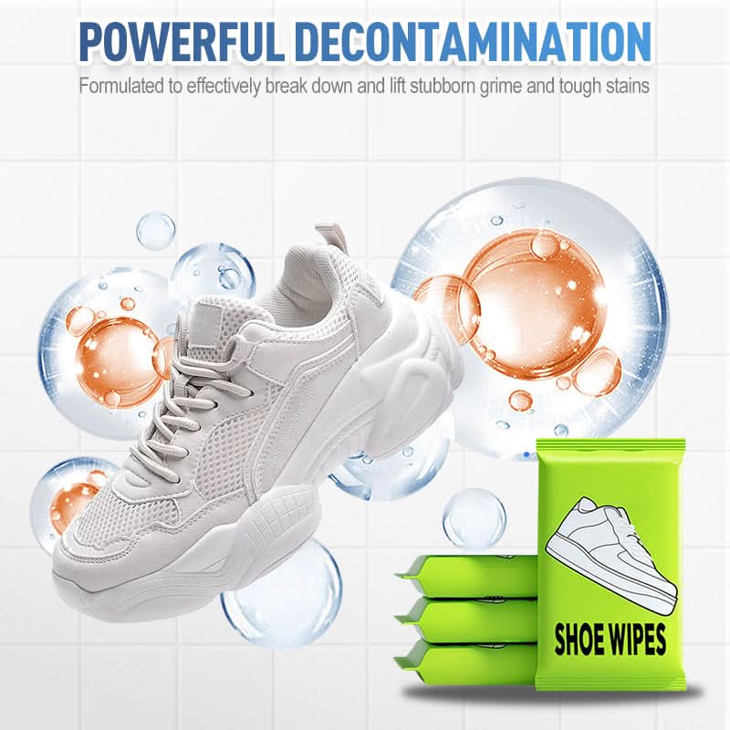 🏆SOLDES🌿Lingettes nettoyantes rapides pour chaussures