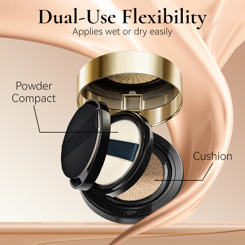 Poudre compacte anti-cernes double couche 2 en 1