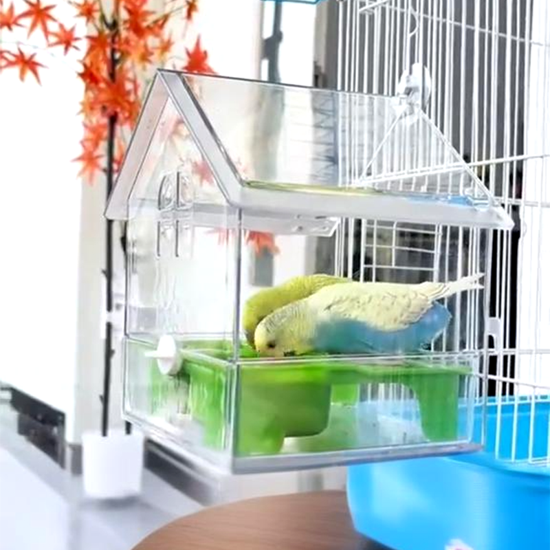 🎁SOLDES (50 % DE RÉDUCTION)🔥Mangeoire externe coulissante pour perroquets