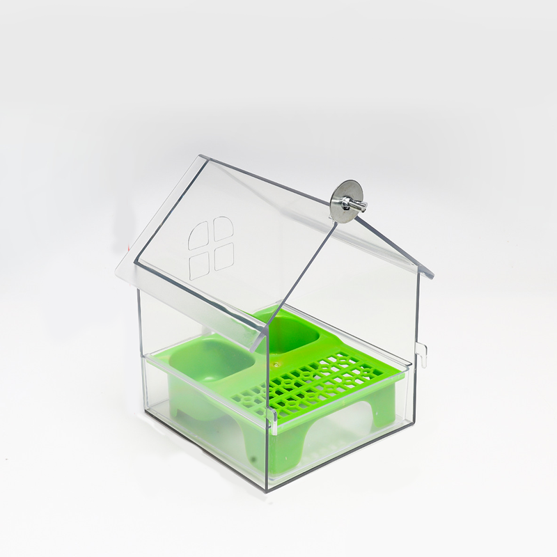 🎁SOLDES (50 % DE RÉDUCTION)🔥Mangeoire externe coulissante pour perroquets